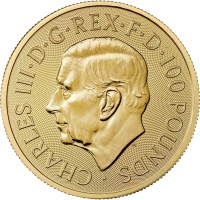 ЗОЛОТАЯ МОНЕТА БРИТАНИЯ, 1oz, 100£