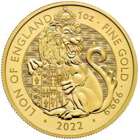 ЧУДОВИЩА ТЮДОРОВ,ЛЕВ АНГЛИИ , 1oz, 100£