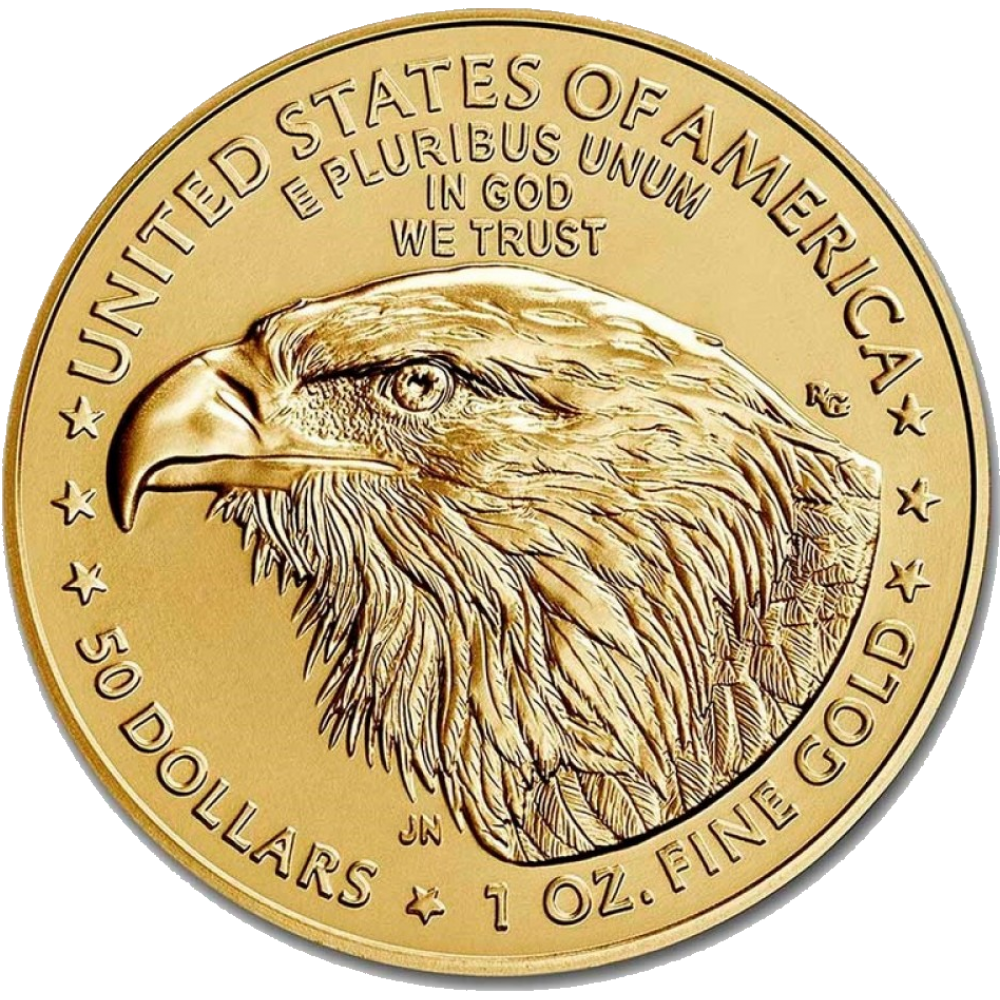 АМЕРИКАНСКИЙ ЗОЛОТОЙ ОРЕЛ, 1oz, 50$