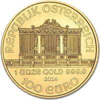 АВСТРИЙСКИЙ ФИЛАРМОНИК, 1oz, 100€