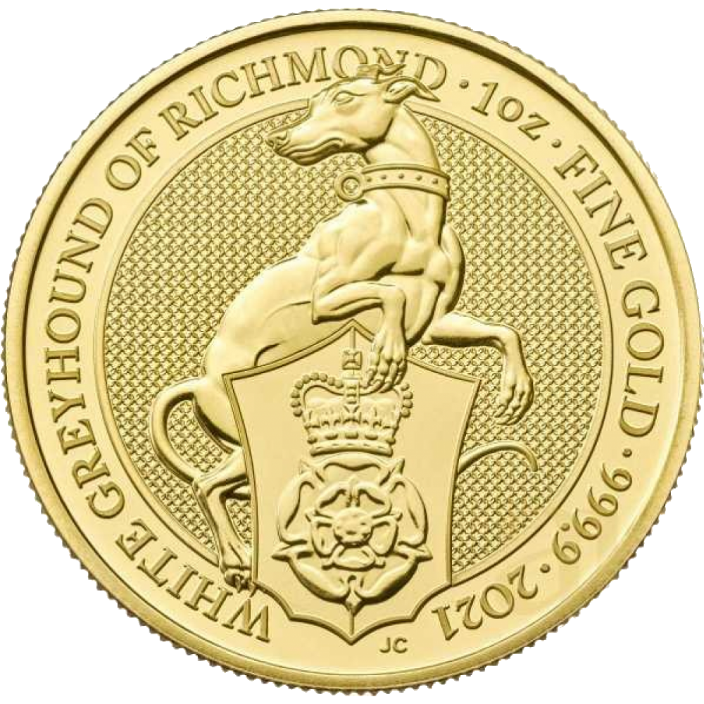 БЕЛАЯ БОРЗАЯ РИЧМОНДА (Грейхаунд), 1oz, 100£
