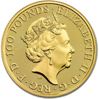 ЧУДОВИЩА ТЮДОРОВ,ЛЕВ АНГЛИИ , 1oz, 100£