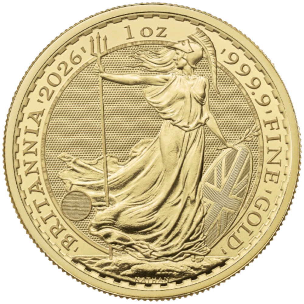 ЗОЛОТАЯ МОНЕТА БРИТАНИЯ, 1oz, 2026, 100£
