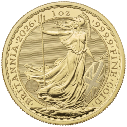 ЗОЛОТАЯ МОНЕТА БРИТАНИЯ, 1oz, 2026, 100£